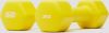 INQ neopreen dumbbells 2x 2 kilogram geel kinderen online kopen