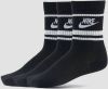 Nike sportswear everyday essential crew sokken zwart/wit heren online kopen