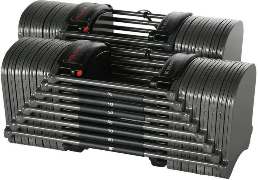 PowerBlock Sport EXP Set 5 90 Verstelbare dumbbellset 2, 2 tot 40, 8 kg