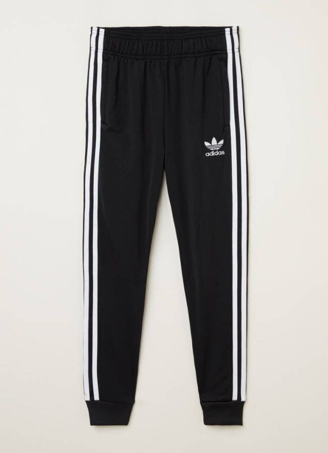 Adicolor Superstar regular fit joggingbroek van gerecycled polyester zwart/wit