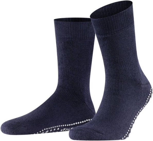 Falke Homepads huissokken in wolblend met anti slip
