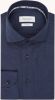 Profuomo business overhemd donkerblauw effen katoen slim fit online kopen