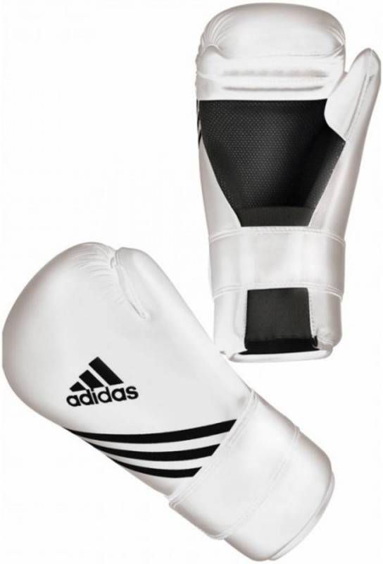 Adidas Semi Contact Gloves Bokshandschoenen Wit