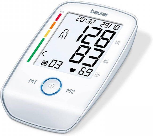 Beurer Bm45 Bloeddrukmeter Bovenarm Xl Display Hartritmestoornis Herkenning