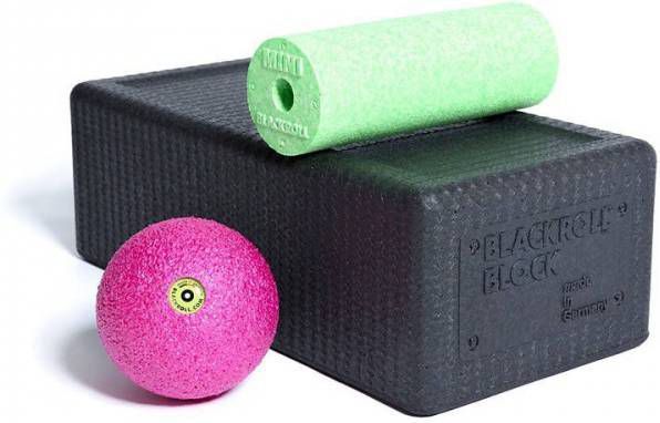Blackroll Block Set Zwart, Groen, Roze