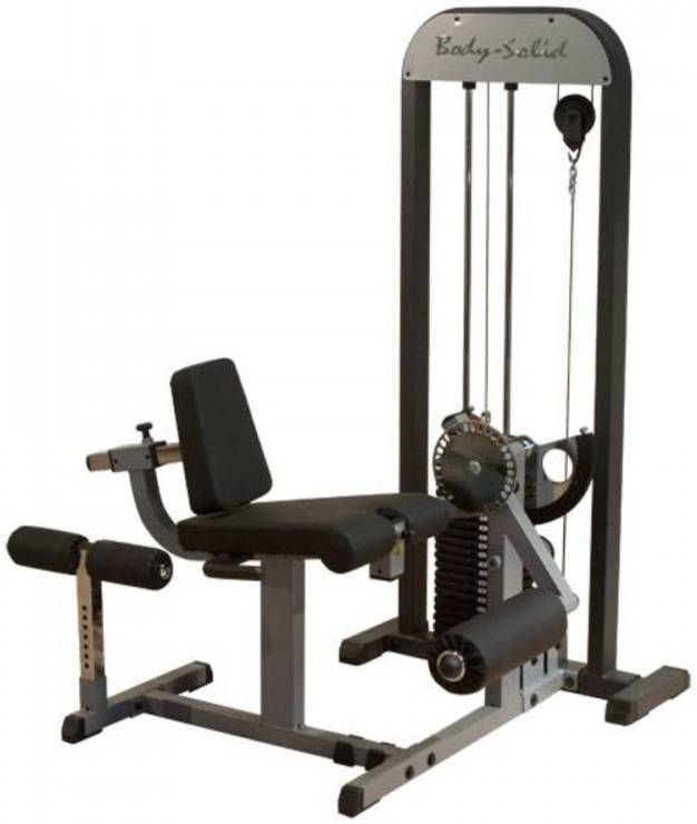 Body-Solid Body solid Leg Extension & Leg Curl Met 95 Kg Gewichtstapel