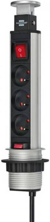 Brennenstuhl 1396201003 Tower Power stekkerdoos 3 voudig 2m H05VV F 3G1, 5