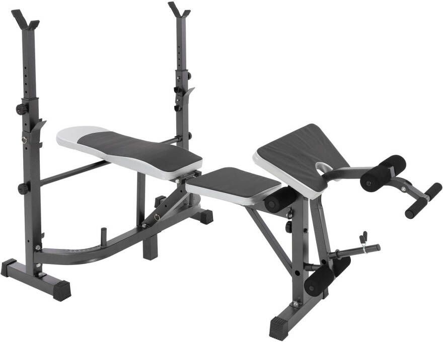 ECD Germany Multifunctionele Bank, Gewichtsbank, Antraciet, Van Metaal, Tot 255 Kg