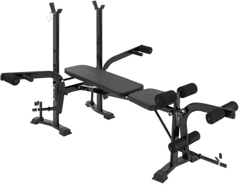 ECD Germany Multifunctionele Bank, Gewichtsbank, Zwart, Van Metaal, Tot 255 Kg