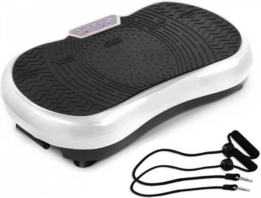 Bralex Webshops Fitness Body Vibro Power Max Fitness Trilplaat Met Handvaten Wit