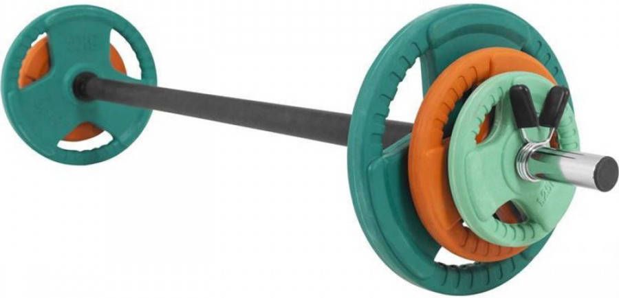 Gorilla Sports Aerobic Halterset 19, 3 Kg Gripper Gietijzer Gewichten