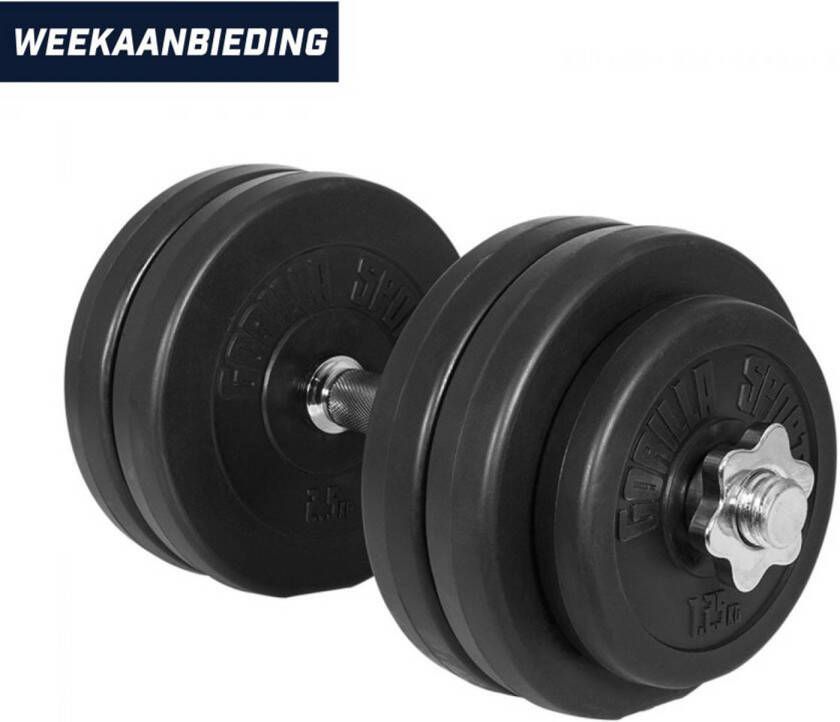 Gorilla Sports Dumbbell Set Halterset Kunststof 30 Kg Gewichten Met