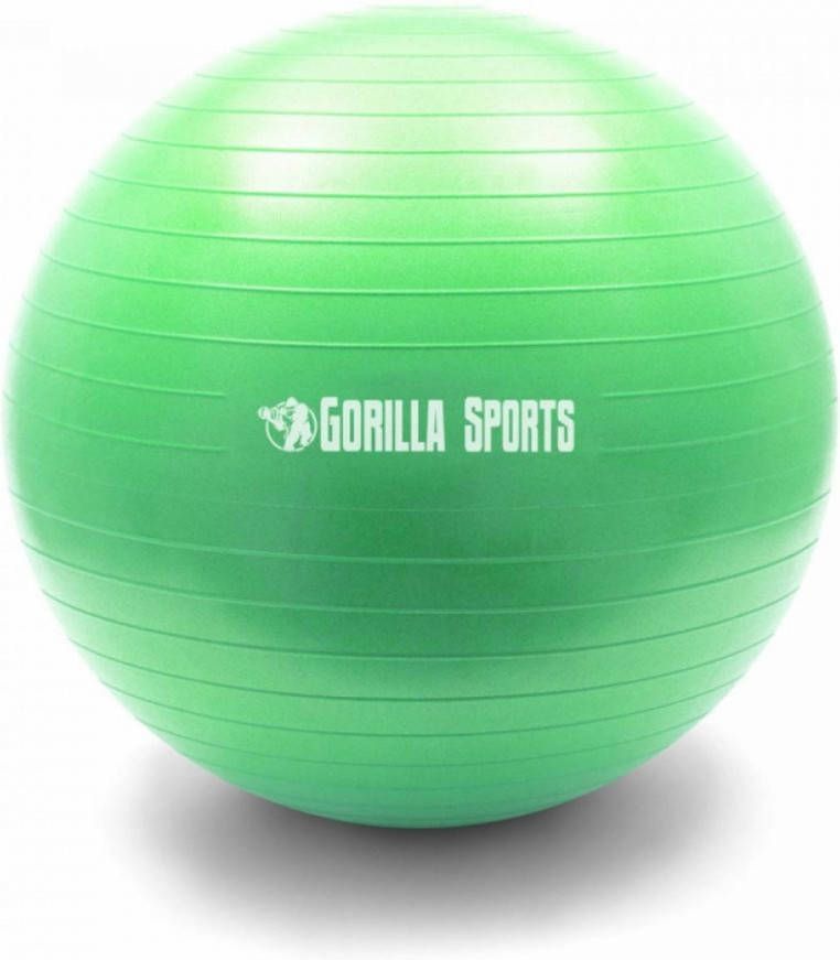 Gorilla Sports Gymbal Fitnessbal 75 Cm Belastbaar Tot 500 Kg Paars