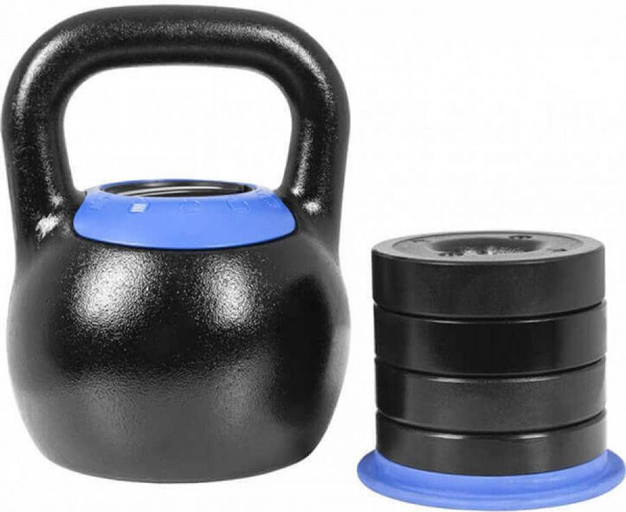 Gorilla Sports Kettlebell Verstelbaar In Gewicht 16 Tot 24 Kg