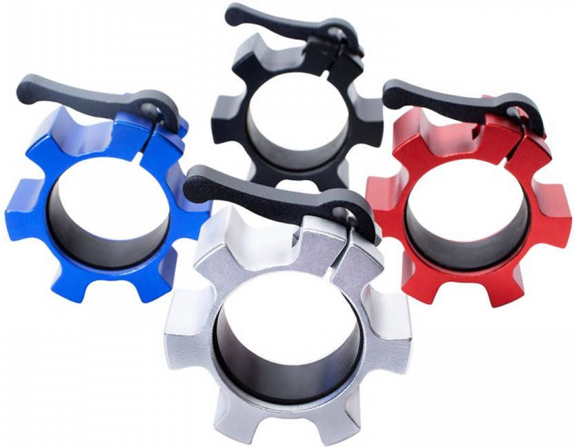 Gorilla Sports Olympische Sluitingen Haltersluitingen 50/51 Mm Zwart Set