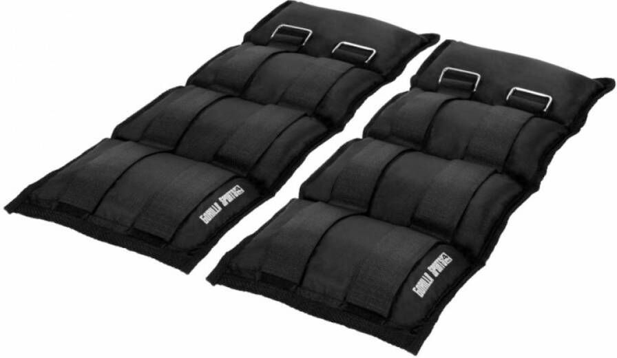 Gorilla Sports Set Enkel Of Polsgewichten Zwart 8 Kg 2 X 4 Kg