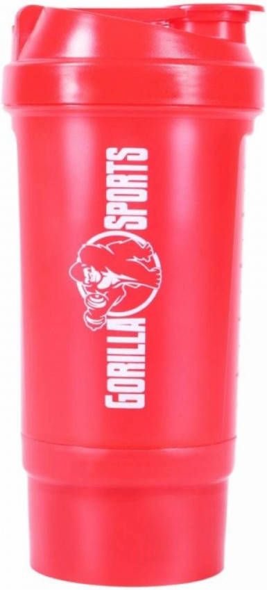 Gorilla Sports Shakebeker Shaker 500 Ml Zwart