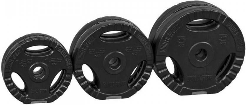 Gorilla Sports Voordeelbundel Halterschijven Gripper Kunststof 17, 5 Kg