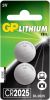 GP CR2025 2 stuks Knoopcel Lithium Batterij online kopen