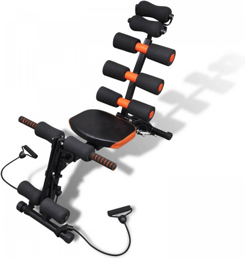 GS Quality Products Fitnessapparaat 6 in 1 Buikspiertrainer/Coretrainer/Trainingsbank/Fitnessbank