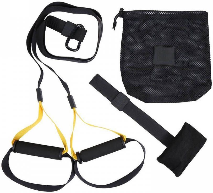 GS Quality Products Professionele Suspension Trainer Sling Strap Trainer Voor Crossfit En Fitness Inclusief Opbergtas