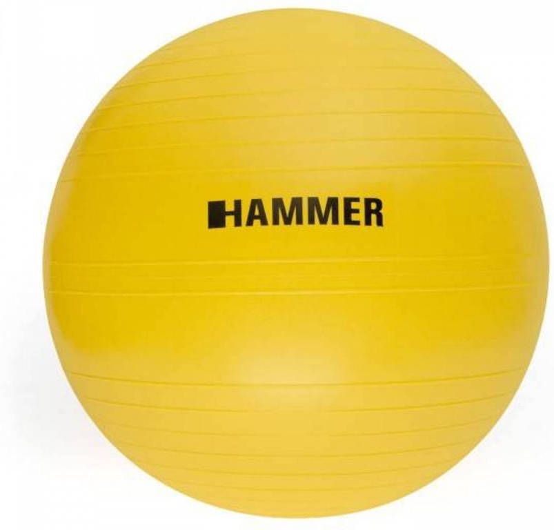 Hammer Fitness Fitnessbal Ø 55 Cm Geel
