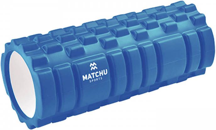 Matchu Sports Foam Roller Blauw 33cm Ø 14cm