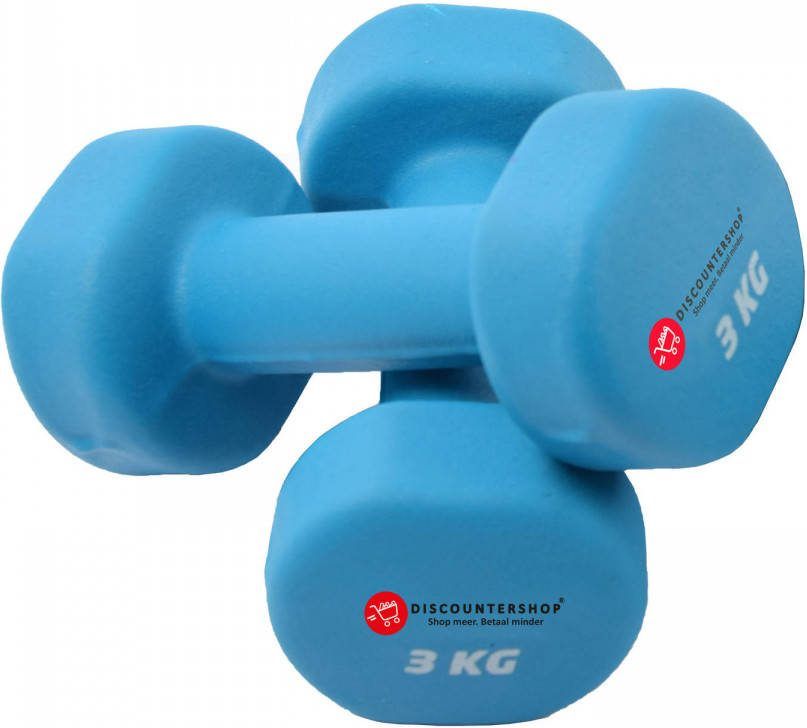 Discountershop.nl Handgewicht Set 2x3 Kg Dumbbell Set 6 Kg Gewichten 6 Kilo
