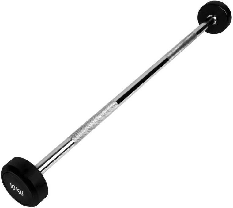 RYZOR Barbell Halterstang Met Gewichten 10 Kg Rubber
