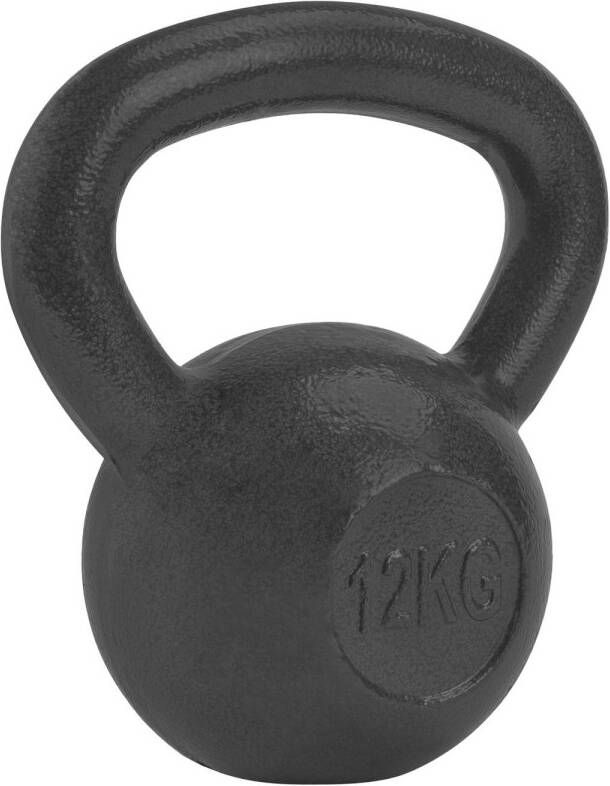 RYZOR Kettlebell 12 Kg Gietijzer Grijs