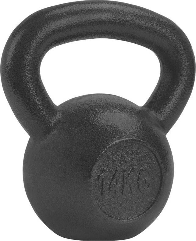 RYZOR Kettlebell 14 Kg Gietijzer Grijs
