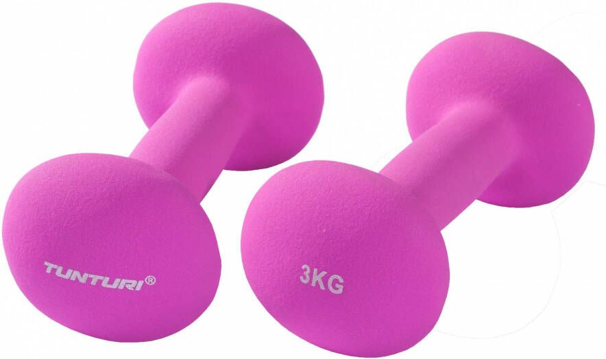 Tunturi Dumbbells 2 x 1, 0 kg Neopreen Fluor Oranje