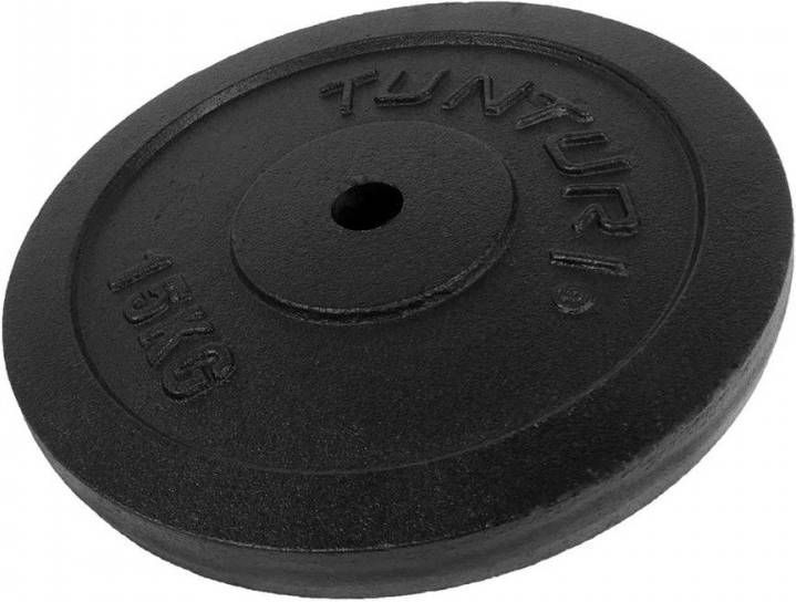 Tunturi Gietijzeren Halterschijf 30 Mm 15 Kg