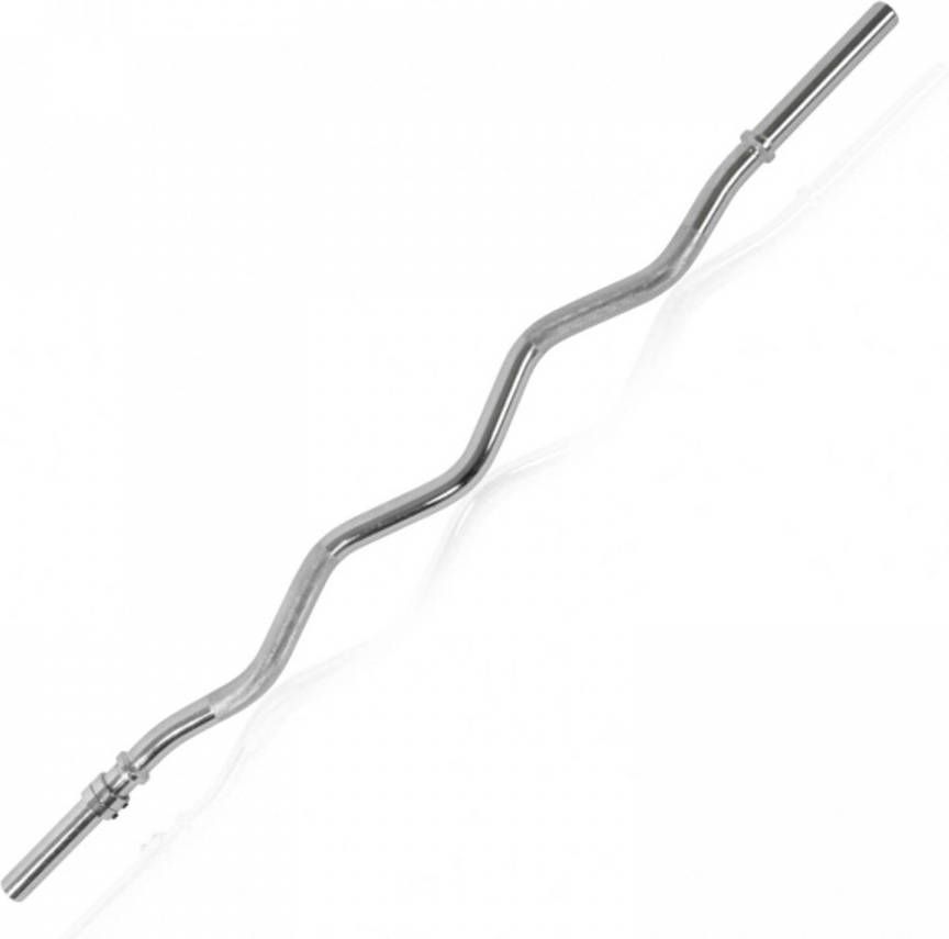 Tunturi Halterstang Curlstang Alanhead 120 Cm Ø 30 Mm Incl. Gratis Fitness App