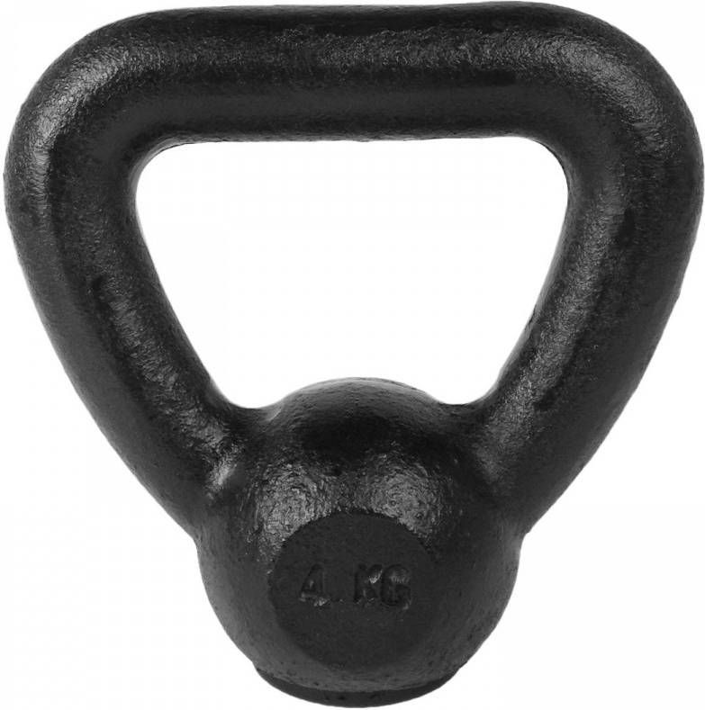 Tunturi Kettlebell Gietijzer 4 Kg Zwart