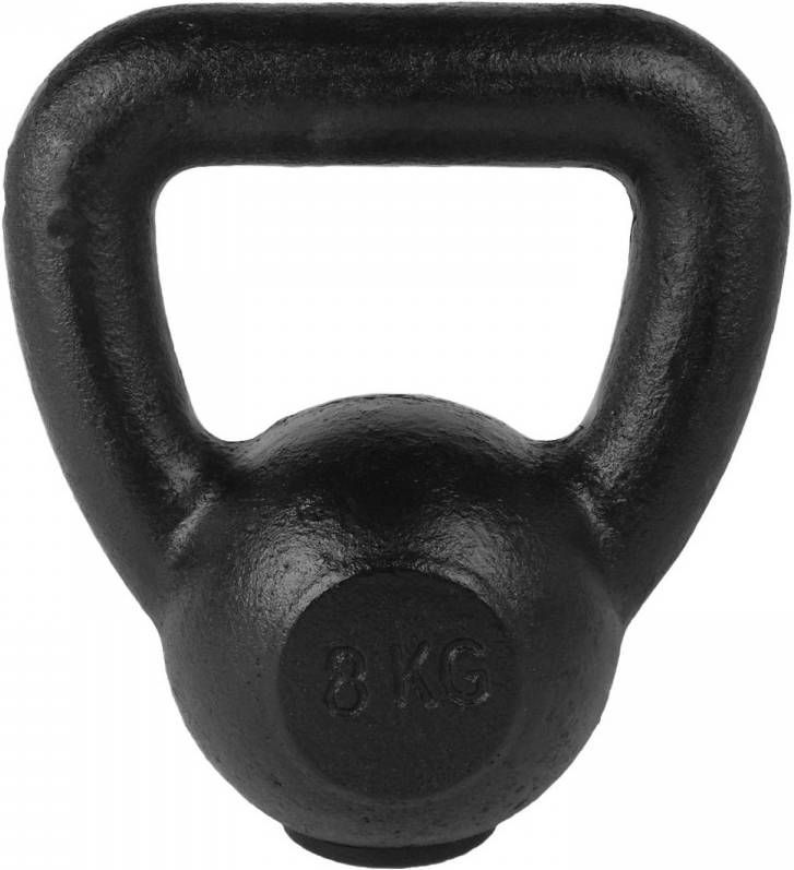 Tunturi Kettlebell Gietijzer 8 Kg Zwart