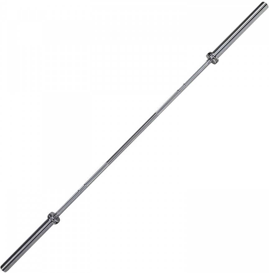 Tunturi Olympische Halterstang 220cm 20kg 28mm Diameter Incl. Gratis Fitness App