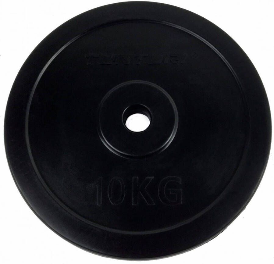 Tunturi Rubberen Halterschijf 30 Mm 10 Kg