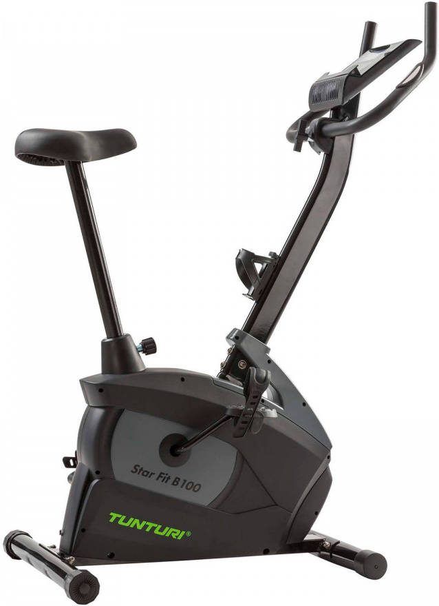 Tunturi Star Fit B100 Hometrainer Fitness Fiets 16 Weerstandsniveaus Verstelbaar Ergonomisch Hartslagmeter