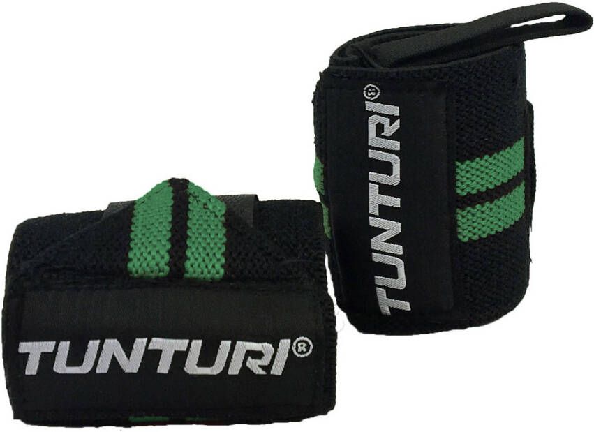 Tunturi Wrist Wraps Zwart/groen
