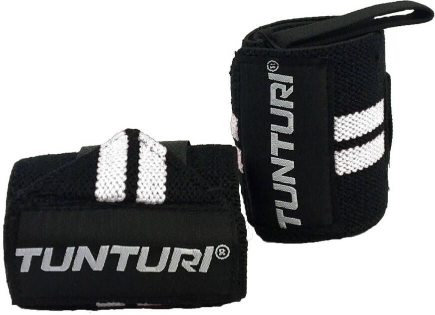 Tunturi Wrist Wraps Zwart/wit