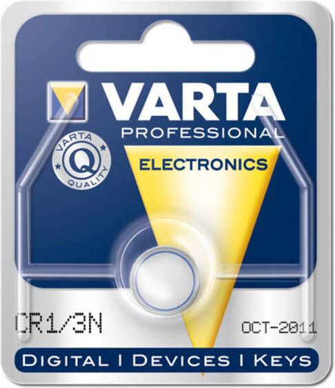 Varta CR1/3N Lithium Knoopcel Batterij 6131101401 3V