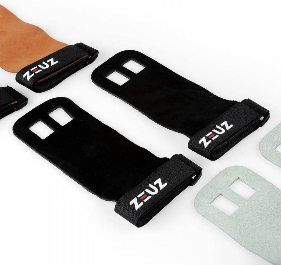 ZEUZ ® Rx Fitness & Crossfit Grips Sport Handschoenen Turnen Gymnastics Zwart