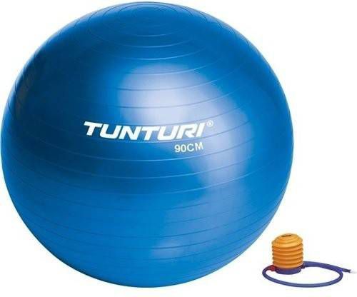 Tunturi Fitnessbal Gymbal Blauw 90 cm