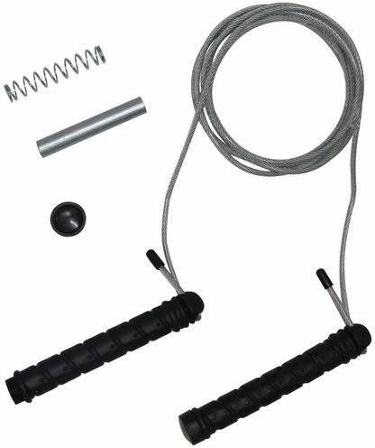 Tunturi Springtouw Staal Verstelbaar 280 Cm Zwart/grijs