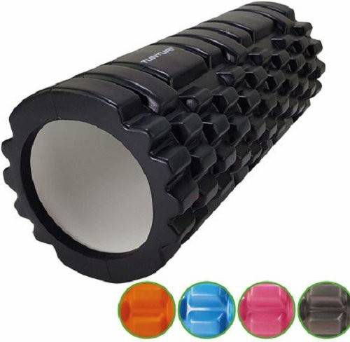 Tunturi Yoga Grid Foam Roller Massage Roller zwart