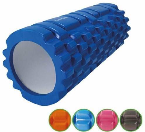 Tunturi Yoga Grid Foam Roller Massage Roller blauw
