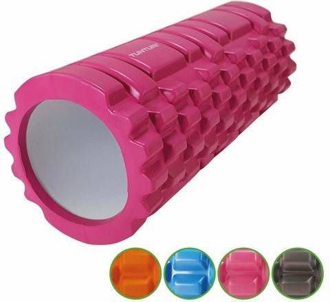 Tunturi Yoga Grid Foam Roller Massage Roller roze