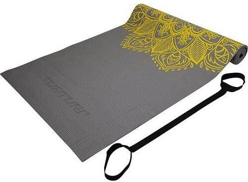 Tunturi PVC Yogamat Fitnessmat 182 x 61 x 0, 4 cm Antraciet