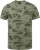 PME Legend Groene T shirt Short Sleeve R neck Slub Jersey online kopen